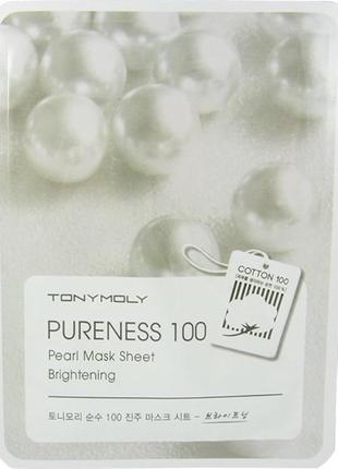 Тканевые маски tony moly pureness 100 mask sheet2 фото