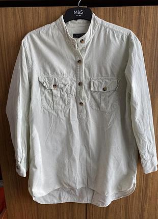 Рубашка удлиненная zara