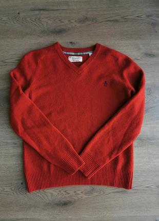 Джемпер із 100% шерсті альпаки/lana wool the original penguin, polo ralph lauren, lacoste, hilfiger, ben sherman, gant