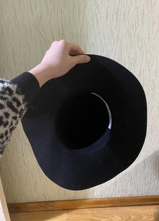 Шляпа черная женская6 фото