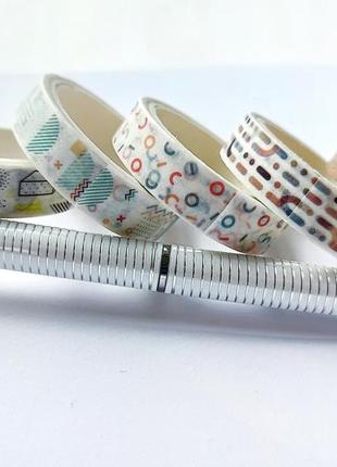 Набір #20 декоративні скотчі для скрапбукінгу, декорування, декупаж,творчість