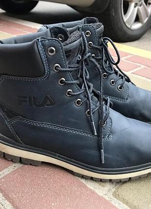 Демісезонні черевики fila 40 розмір 25,5 см усередині фліс2 фото