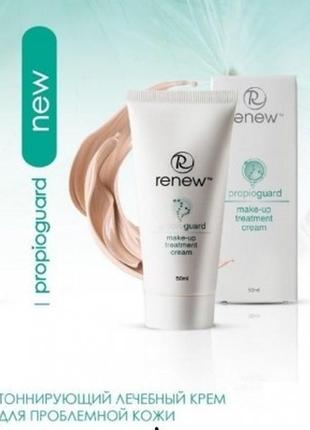 Renew тонирующий лечебный крем для проблемной кожи - make-up treatment cream2 фото