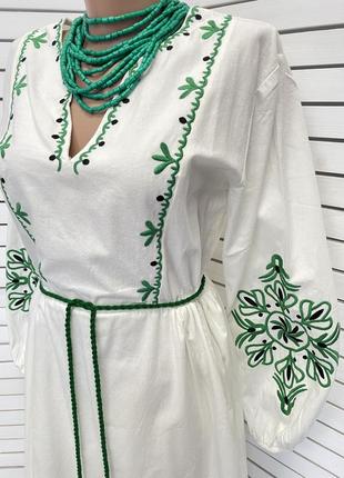 Стильна сукня з вишивкою вишиванка2 фото