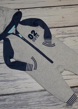 3 - 6 месяцев фирменный комбинезон ромпер человечек очень очень крутой спортивный костюм