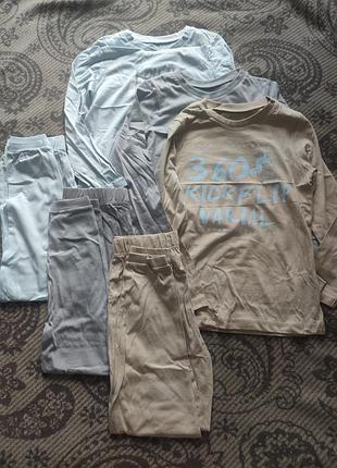 Пижама с длинным рукавом и штанами