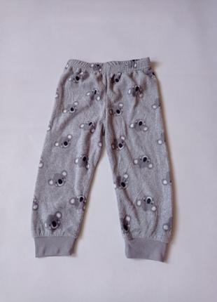 Disney. велюровые пижамные, домашние штаны с коалой.1 фото