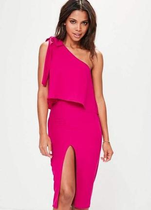 Крутое платье фуксия от missguided