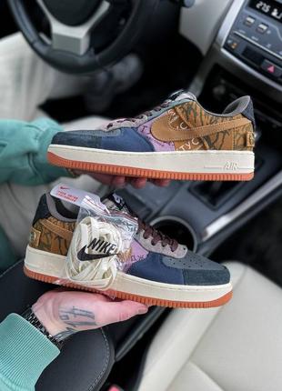 Кроссовки мужские nike air force 1 low cactus jack5 фото