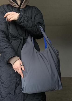 Двостороння сумка з якісної плащівки