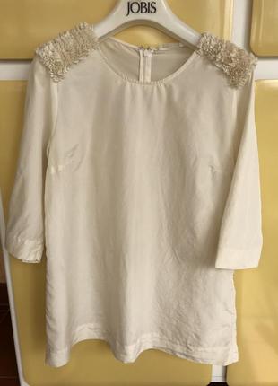 Блуза шовкова стильна модна дорогий бренд cos розмір 38