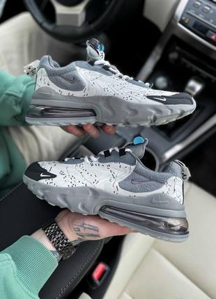 Кроссовки мужские nike air max 270 react silver x travis scott4 фото