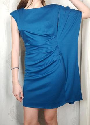 Оригінальне плаття на одне плече3 фото