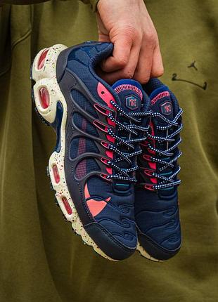 Мужские кроссовки nike air max tn terrascape plus blue pink 40-41-42-43-44-45