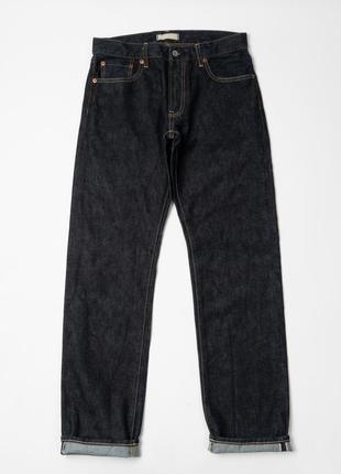 Uniqlo regular selvedge denim jeans чоловічі штани2 фото