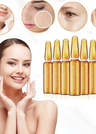 Набір сироваток в ампулах з гіалуроновою кислотою sersanlove hyaluronic acid beautiful skin essence3 фото