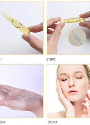 Набір сироваток в ампулах з гіалуроновою кислотою sersanlove hyaluronic acid beautiful skin essence2 фото