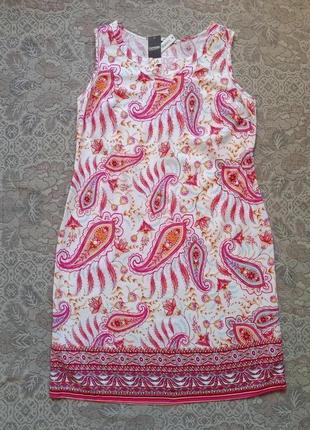 Новое платье летнее льняное сарафан george лён3 фото