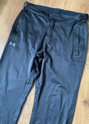 Спортивні штани under armour чорні бренд оригінал брюки висока посадка2 фото