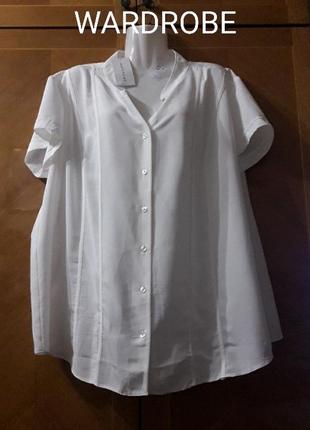 Wardrobe новая классическая блуза р.24