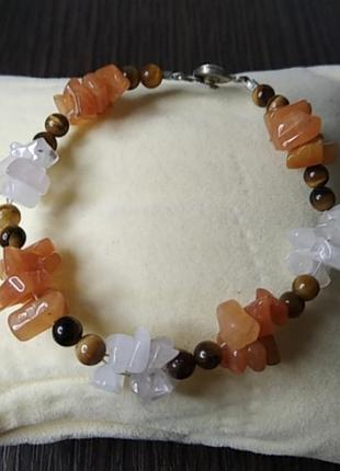 Браслет натуральний камінь вінтаж