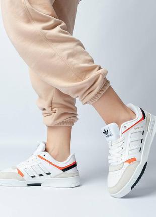 Adidas drop step white orange, кросівки жіночі адідас, кроссовки адидас женские1 фото