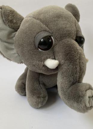 Мягкая игрушка слон с большими глазами3 фото
