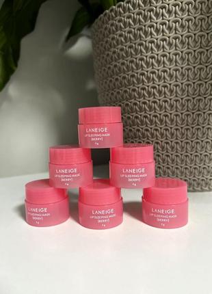 Ночная маска для губ laneige lip sleeping mask berry лесные ягоды 3г.1 фото