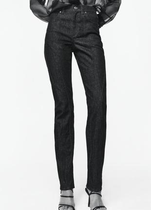 Джинси zara the panelled slim4 фото