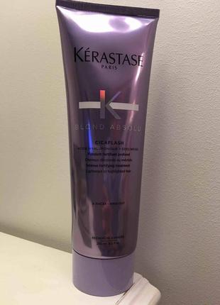 Kerastase blond absolu кондиционер-маска для укрепления светлых волос.