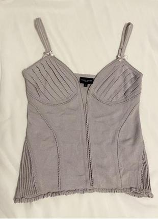 Karen millen шикарний бузковий топ як новий