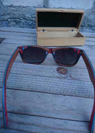Древесные солнцезащитные очки6 фото