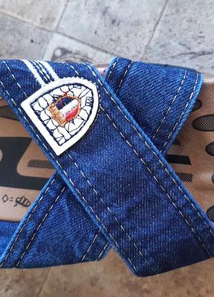 Тапочки мужские джинсовые ортопедические , 41-45 размеры.