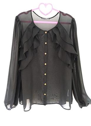 Шикарна блуза з рюшами