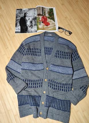 Artesanias huatasani hand made in peru, потрясающий серый кардиган из 100% альпаки