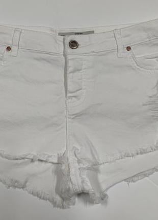 Белые шорты topshop moto daisy