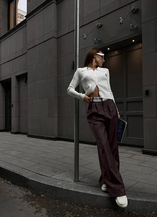 Брюки палаццо 7