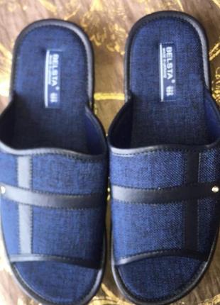 Капці чоловічі кімнатні відкриті на натуральній устілці белста, 41-45 розміри.