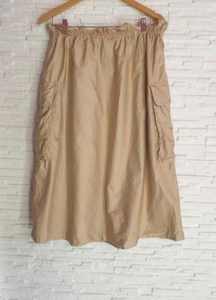 Актуальная миди юбка с карманами h&amp;m4 фото