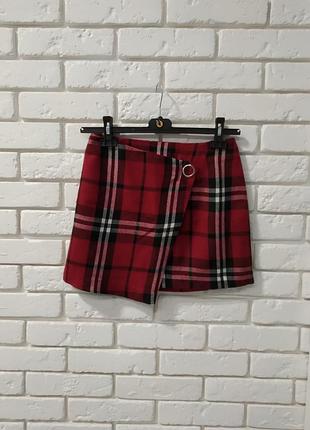 Юбка в клетку.
