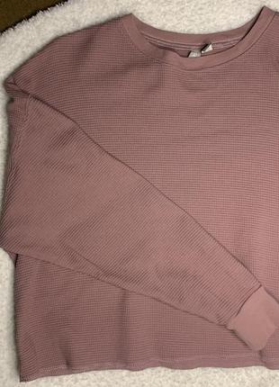 Вкорочений світшот худі пудровий oversized asos