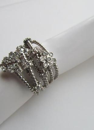 Кольцо, перстень, серебро, 17 р2 фото