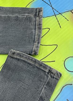 Завужені стрейч джинси з фабричним потертостями topman spray on skinny3 фото