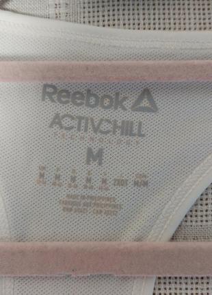 🤸🚴белая спортивная майка🚴 reebok белая activchill (размер 38)9 фото