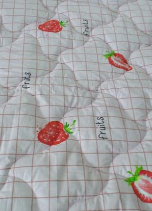 Одеяло с конопляным наполнителем зимнее, покрытие бязь фрукт2 фото