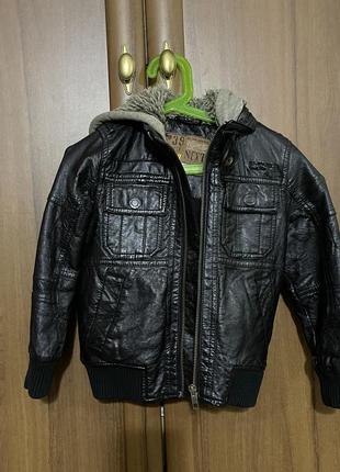 Куртка косуха/кожанка next на хлопчика 3 роки (98см)