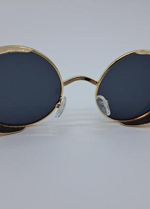 Сонцезахисні окуляри, очки вінтажному стилі (стімпанк) *00516 фото
