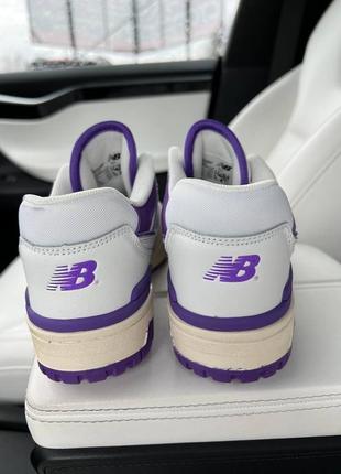 Кроссовки new balance 550 white violet10 фото