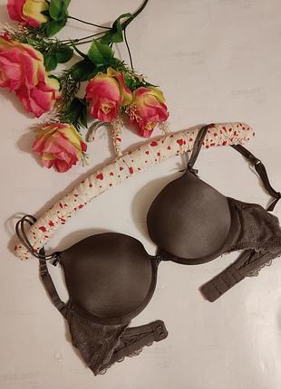 H&amp;m. шикарний бюстгальтер пуш-ап на тоненьких бретелях,75в