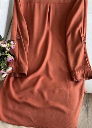 Трендова коралова  сукня платья туніка бренд atmoshpere7 фото